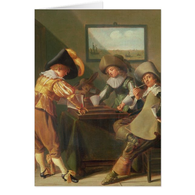 Backgammon Spelers, 17e eeuw (Voorkant)