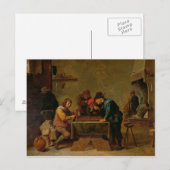 Backgammon Spelers, c.1640-45 Briefkaart (Voorkant / Achterkant)