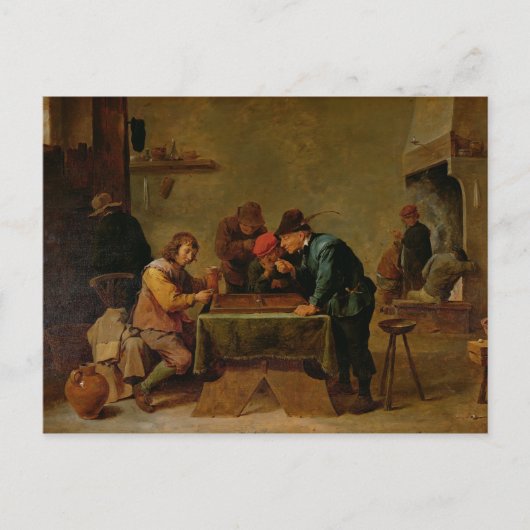 Backgammon Spelers, c.1640-45 Briefkaart (Voorkant)