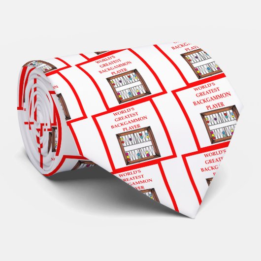 BACKGAMMON STROPDAS (Opgerold)