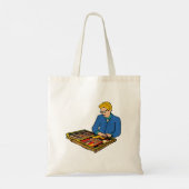 Backgammon Tote Bag (Achterkant)