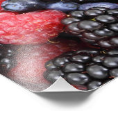 Background Forest Fruit Foto Afdruk (Hoek)