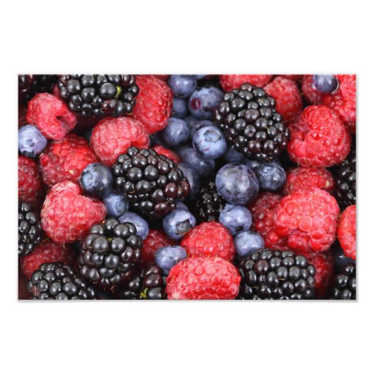 Background Forest Fruit Foto Afdruk (Voorkant)