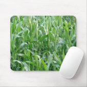 Background foto van Rural Green Cornfield Muismat (Met muis)