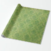 Background green template texture cadeaupapier (Uitgerold)