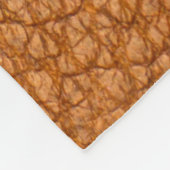 Background leather brown close up fleece deken (Hoek)