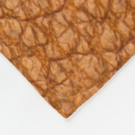 Background leather brown close up fleece deken (Hoek)
