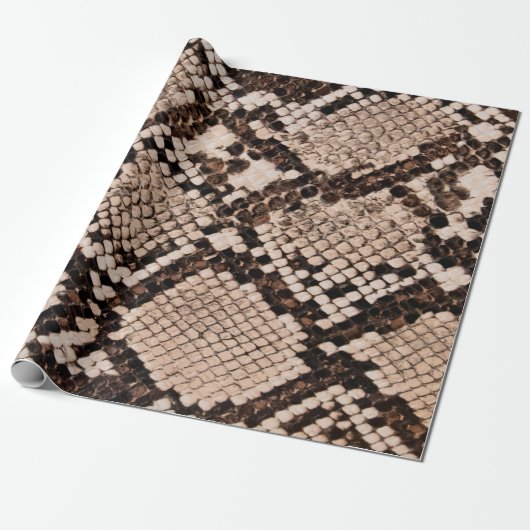 background of snake skin texture cadeaupapier (Uitgerold)