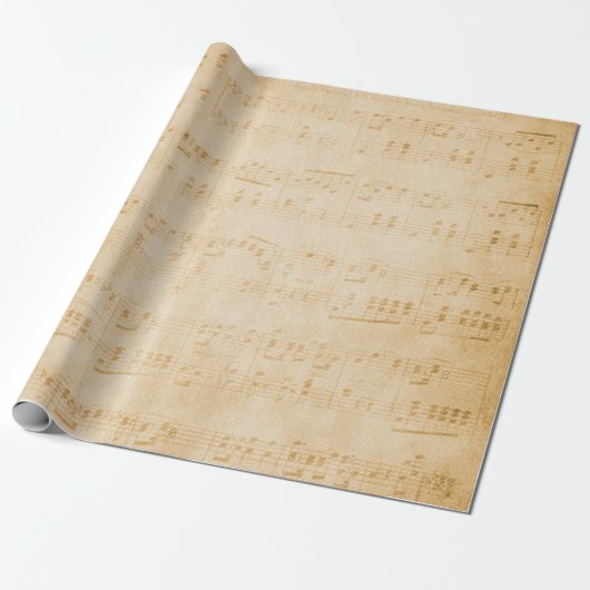 Background old vintage parchment cadeaupapier (Uitgerold)