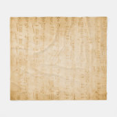 Background old vintage parchment fleece deken (Voorkant (Horizontaal))