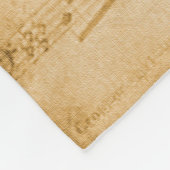 Background old vintage parchment fleece deken (Hoek)