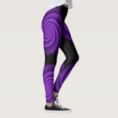 Background Power Spiral violet Leggings (Rechts)