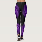 Background Power Spiral violet Leggings (Achterkant)