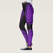 Background Power Spiral violet Leggings (Links)