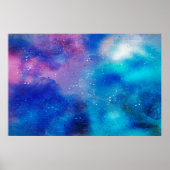 Background sky cloud art abstract poster (Voorkant)