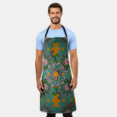 Background texture, wallpaper, floral theme in col schort (Gedragen)