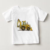 Backhoe Baby T-shirt (Voorkant)
