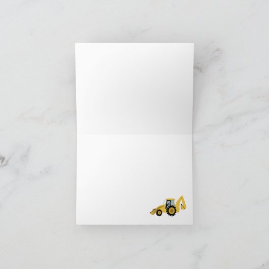 Backhoe Construction Dankuwel kaarten (Binnen)