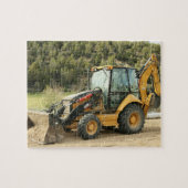 Backhoe Digger Tractor Legpuzzel (Horizontaal)