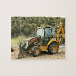 Backhoe Digger Tractor Legpuzzel