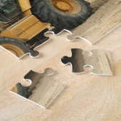 Backhoe Digger Tractor Legpuzzel (Zijkant)