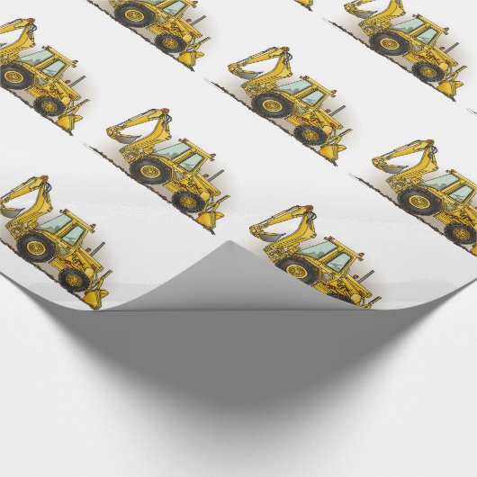 Backhoe Operator Cadeaupapier (Hoek)