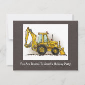 Backhoe Operator Kaart (Voorkant)