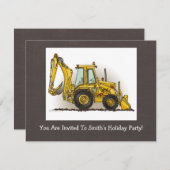 Backhoe Operator Kaart (Voorkant / Achterkant)