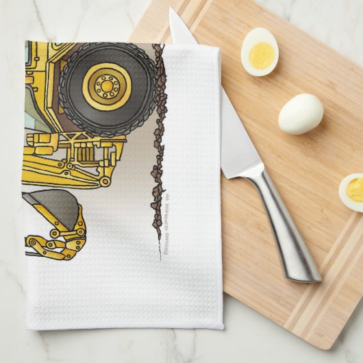 Backhoe Operator Theedoek (Quarter Fold)