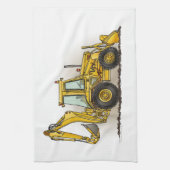 Backhoe Operator Theedoek (Verticaal)