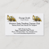 Backhoe Operator Visitekaartje (Voorkant)