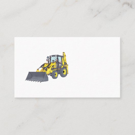 BACKHOE VISITEKAARTJE (Voorkant)