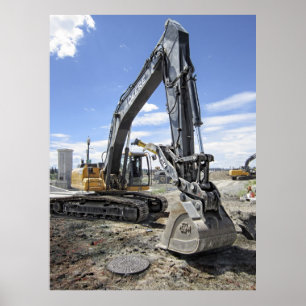 BACKHOE-ZWEEKAPPARATUUR POSTER