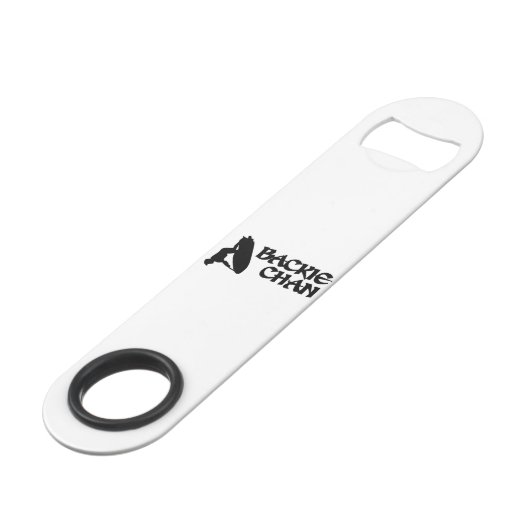Backie Chan Branded Bottle Opener Speed Flessenopener (Voorkant Gekanteld)