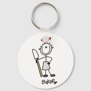 Backker met Spatel T-shirts en Cadeaus Sleutelhanger