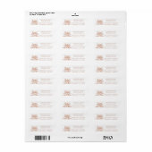 Backlabel voor bakker Pastry Chef Bakgereischap Etiket (Full Sheet)