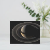 Backlit_Saturn_from_Cassini_Orbiter_2007_May_9 Briefkaart (Staand voorkant)
