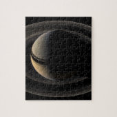 Backlit Saturn from Cassini Orbiter Legpuzzel (Verticaal)
