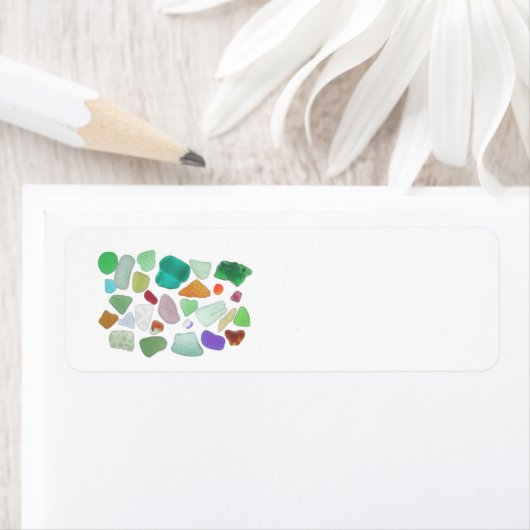 Backlit Zee Glass Return Address Label (Insitu)