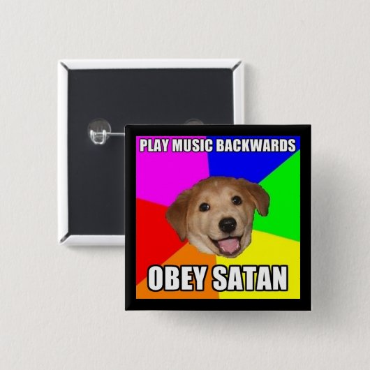 Backmasking Button (Voorkant /achterkant)