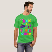 Backohe Flower Power retro T-shirt (Voorkant volledig)