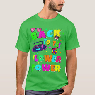 Backohe Flower Power retro T-shirt