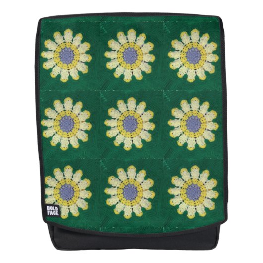 Backpack - Afghaans patroon - Daisy (Voorkant)