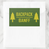 Backpack Banff Rechthoekige Sticker (Tas)