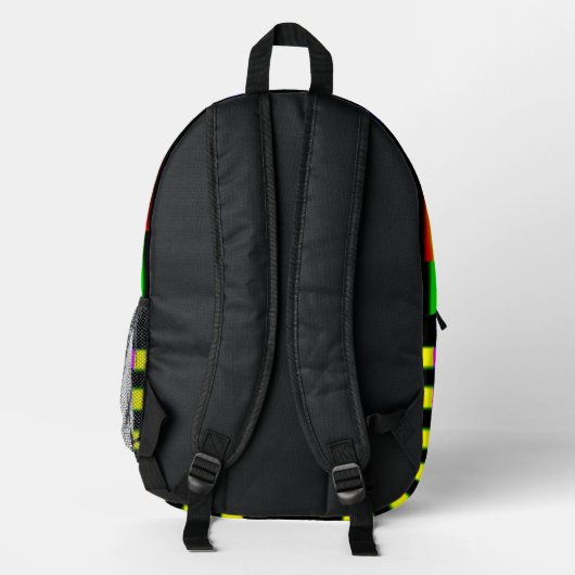 Backpack bedrukte rugzak (Achterkant)