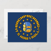 BACKPACK-briefkaart - pas aan Briefkaart (Voorkant / Achterkant)