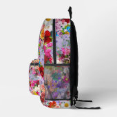 backpack flowers bedrukte rugzak (Rechts)