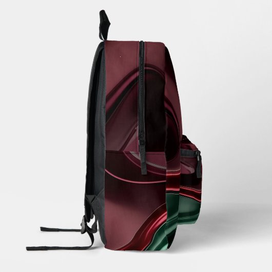 Backpack in stylish abstract graphic bedrukte rugzak (Links)