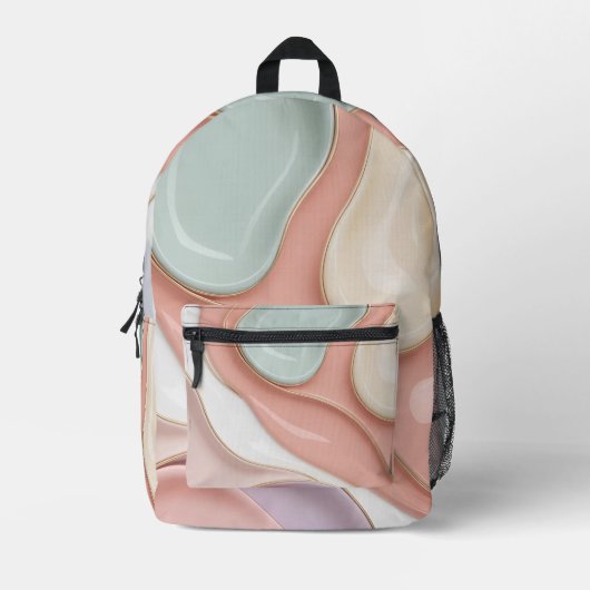 Backpack in stylish abstract graphic bedrukte rugzak (Voorkant)