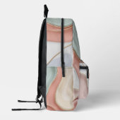 Backpack in stylish abstract graphic bedrukte rugzak (Links)